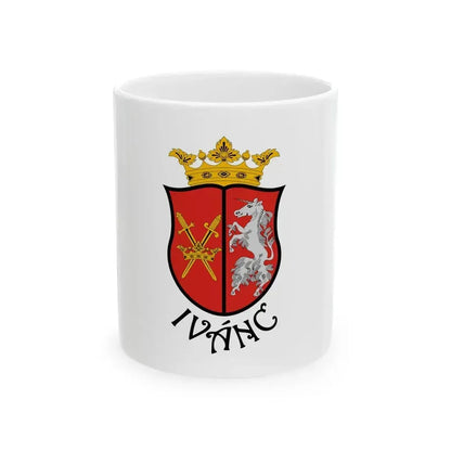 Flag of Ivanc variant (Hungary) White Coffee Mug 11oz - Go Mug Yourself