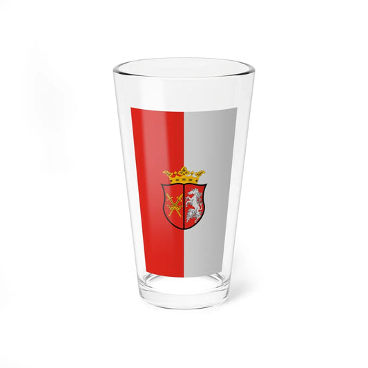 Flag of Ivanc vertical (Hungary) Pint Glass 16oz 16oz - Go Mug Yourself