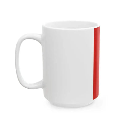 Flag of Ivanc vertical (Hungary) White Coffee Mug - Go Mug Yourself