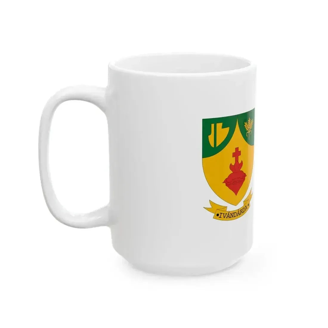 Flag of Ivandarda (Hungary) White Coffee Mug - Go Mug Yourself