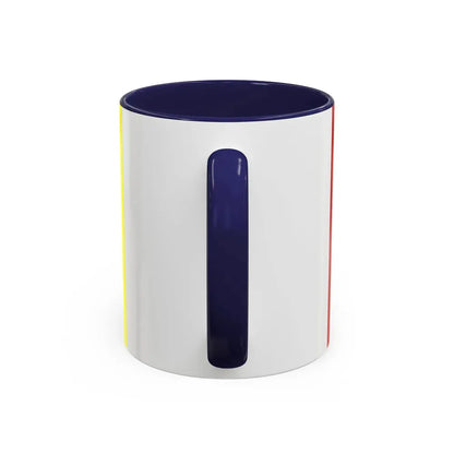 Flag of Ivano Frankivsk Oblast Ukraine - Accent Coffee Mug - Go Mug Yourself