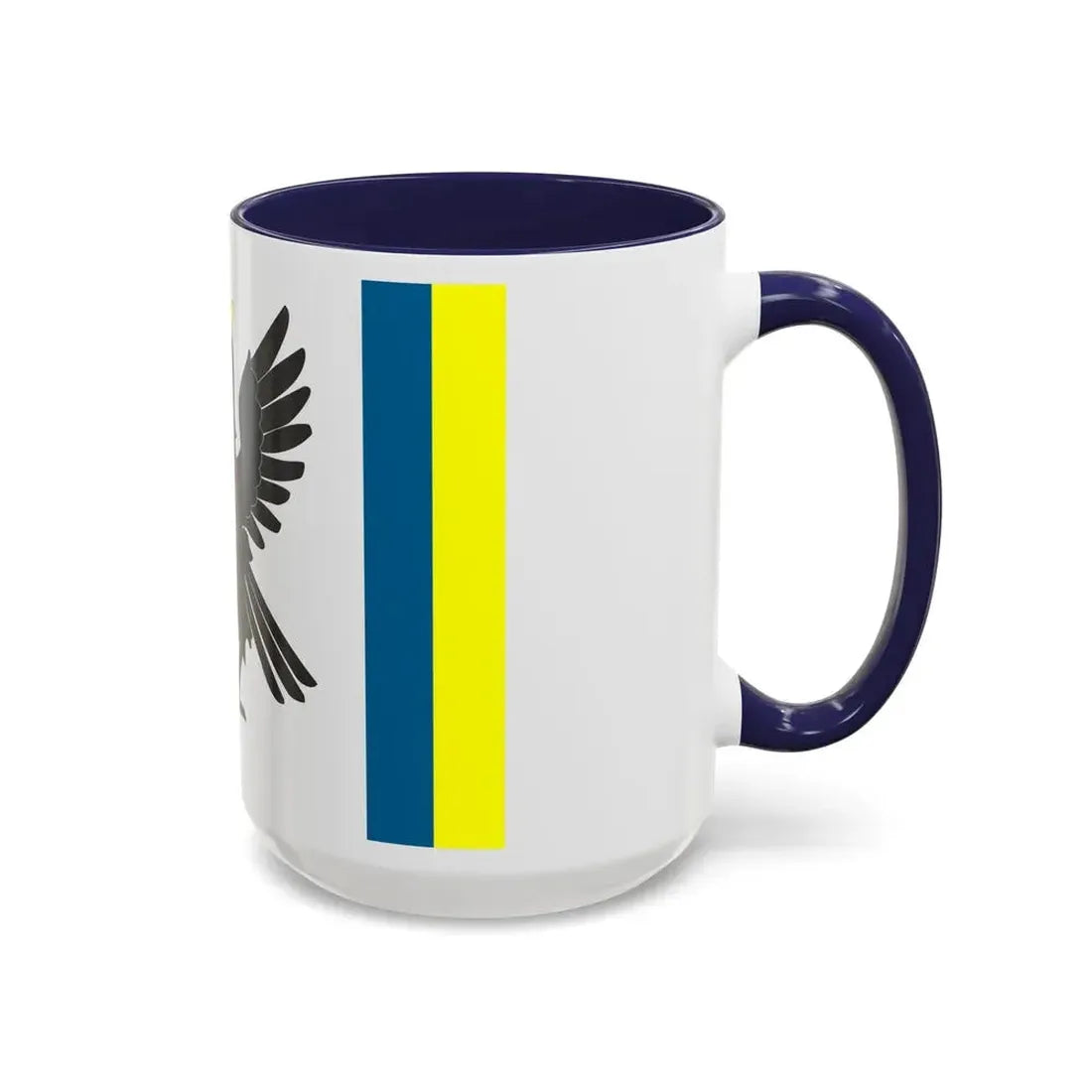 Flag of Ivano Frankivsk Oblast Ukraine - Accent Coffee Mug - Go Mug Yourself
