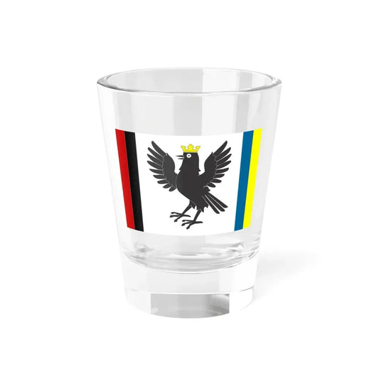 Flag of Ivano Frankivsk Oblast Ukraine - Shot Glass 1.5oz 1.5oz - Go Mug Yourself