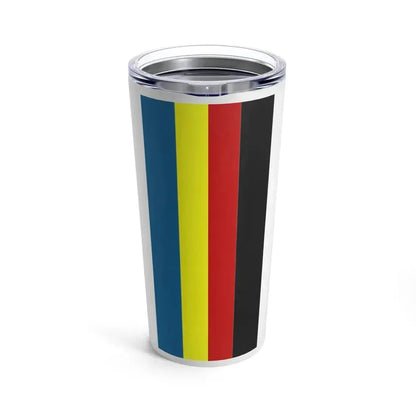 Flag of Ivano Frankivsk Oblast Ukraine - Tumbler 20oz - Go Mug Yourself
