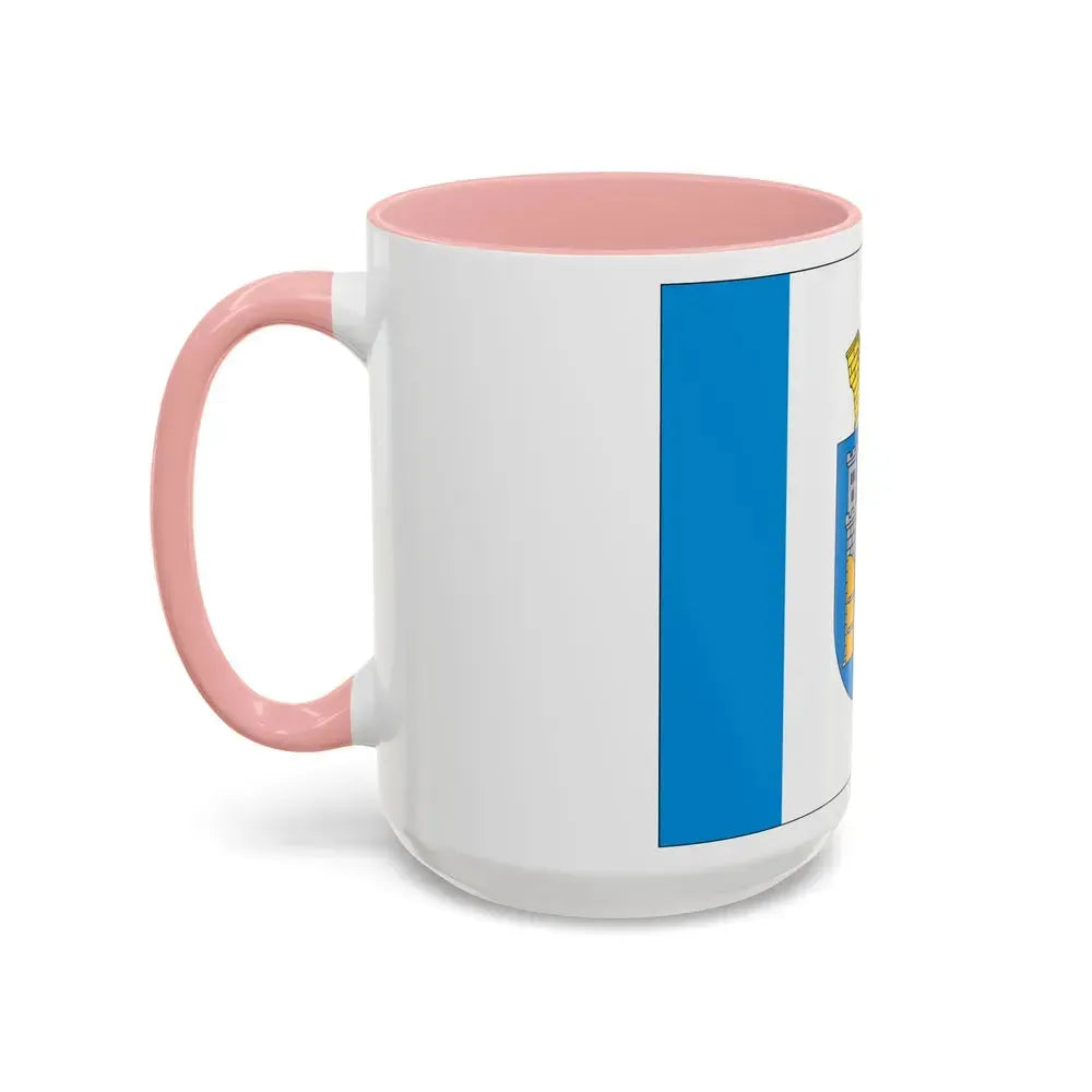 Flag of Ivano Frankivsk Ukraine - Accent Coffee Mug - Go Mug Yourself