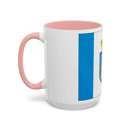 Flag of Ivano Frankivsk Ukraine - Accent Coffee Mug - Go Mug Yourself