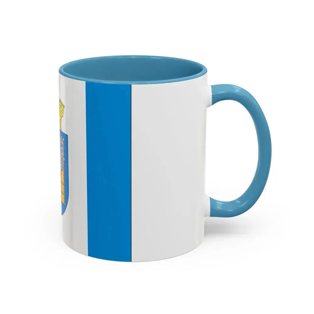 Flag of Ivano Frankivsk Ukraine - Accent Coffee Mug - Go Mug Yourself