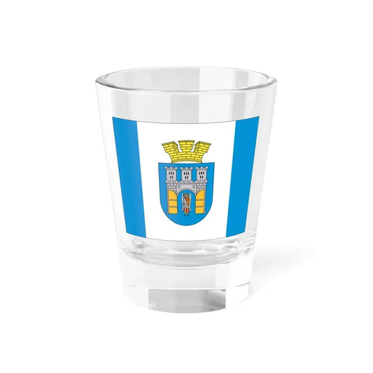 Flag of Ivano Frankivsk Ukraine - Shot Glass 1.5oz 1.5oz - Go Mug Yourself