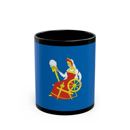 Flag of Ivanovo Russia - Black Coffee Mug 11oz - Go Mug Yourself
