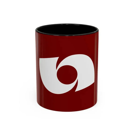 Flag of Iwaki Fukushima Japan - Accent Coffee Mug 11oz Black - Go Mug Yourself