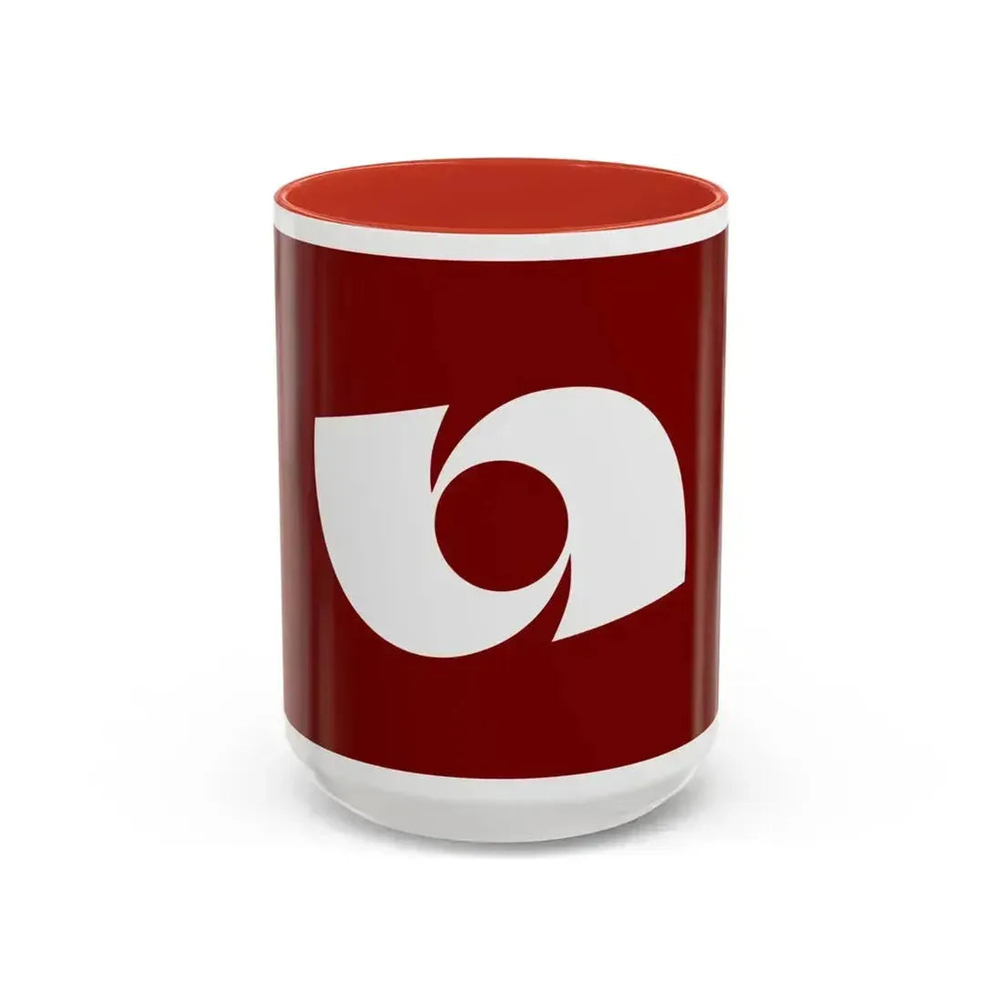 Flag of Iwaki Fukushima Japan - Accent Coffee Mug 15oz Red - Go Mug Yourself