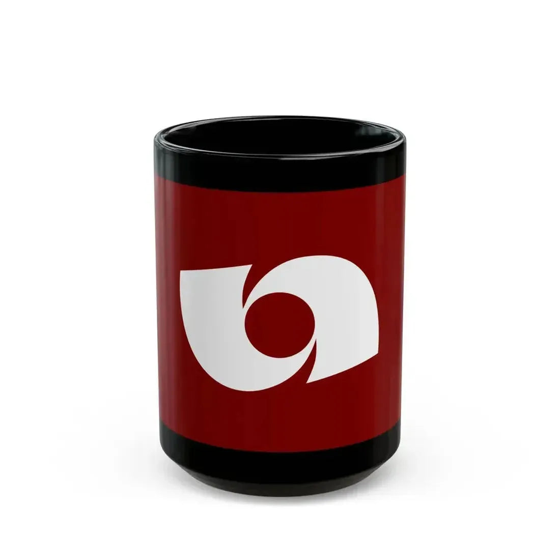 Flag of Iwaki Fukushima Japan - Black Coffee Mug 15oz - Go Mug Yourself