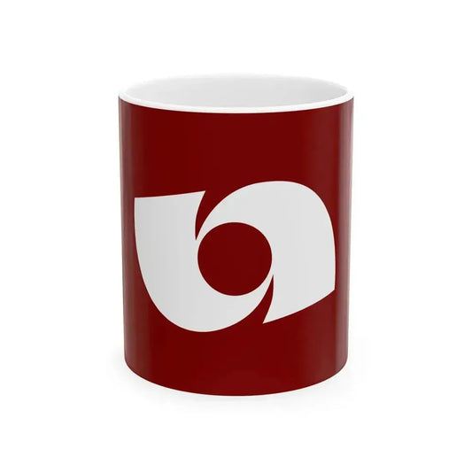 Flag of Iwaki Fukushima Japan - White Coffee Mug 11oz - Go Mug Yourself