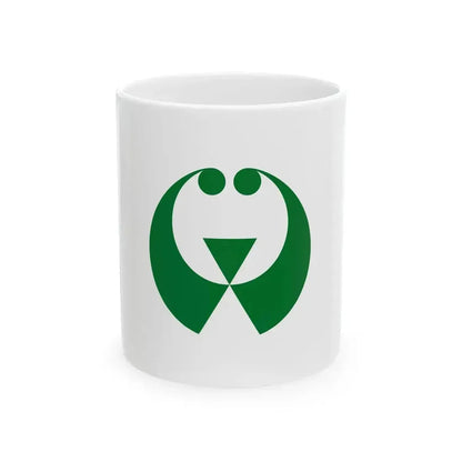 Flag of Iwami Shimane 1957-2004 (Japan) White Coffee Mug 11oz - Go Mug Yourself