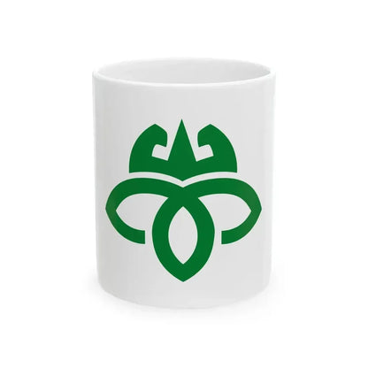 Flag of Iwamura Gifu 1965-2004 (Japan) White Coffee Mug 11oz - Go Mug Yourself
