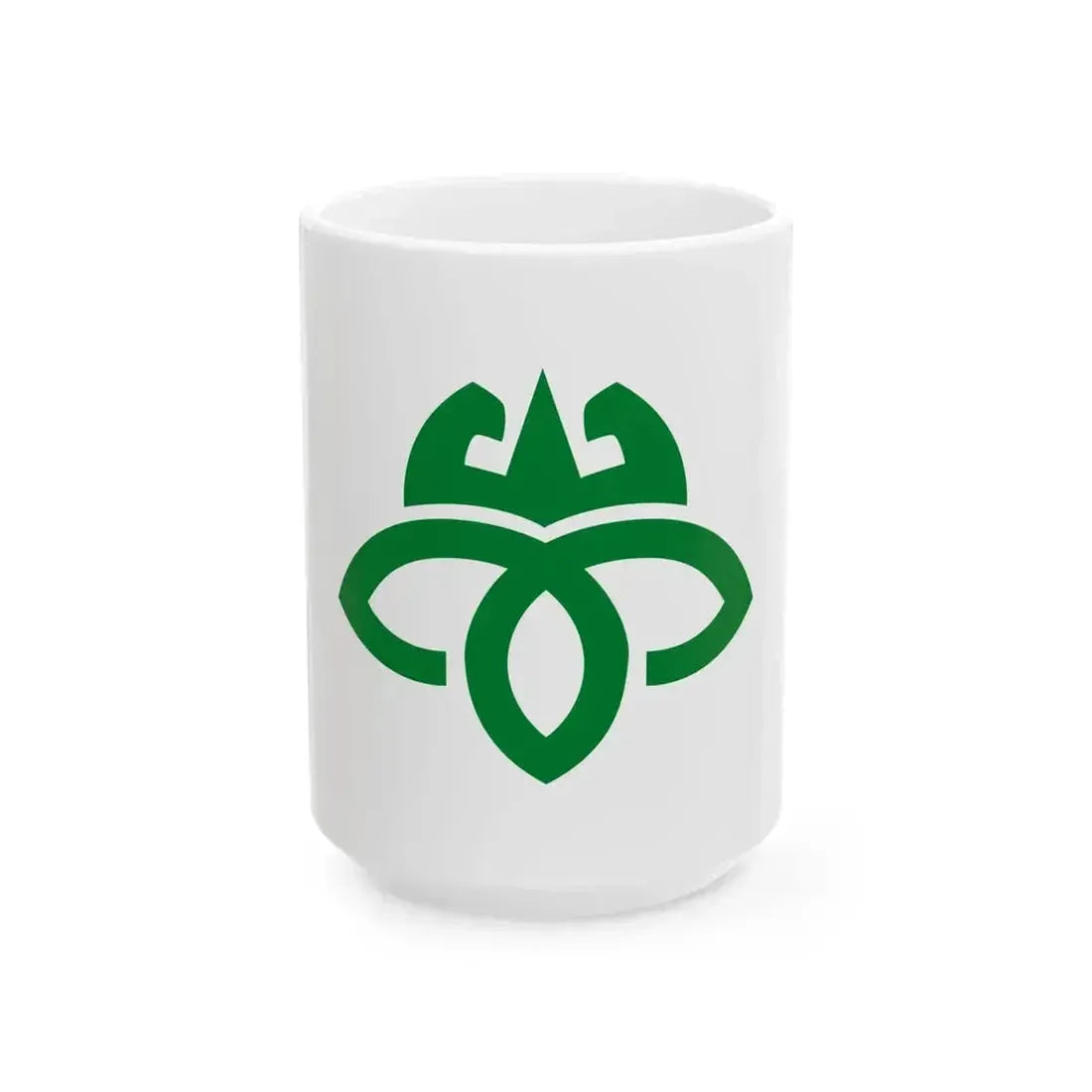 Flag of Iwamura Gifu 1965-2004 (Japan) White Coffee Mug 15oz - Go Mug Yourself