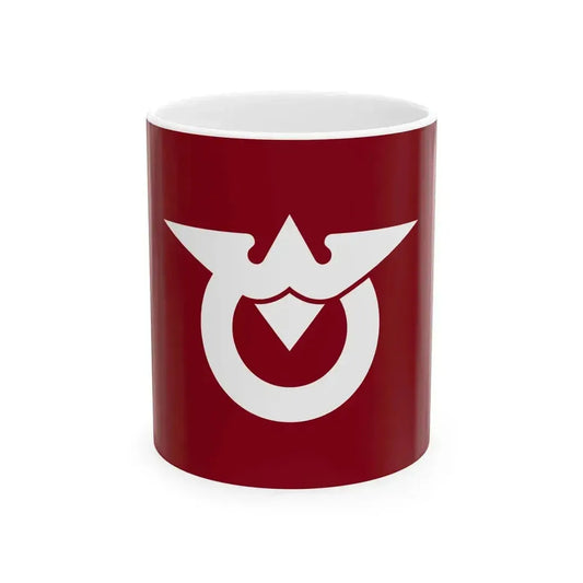 Flag of Iwamuro Niigata 1965-2005 (Japan) White Coffee Mug 11oz - Go Mug Yourself