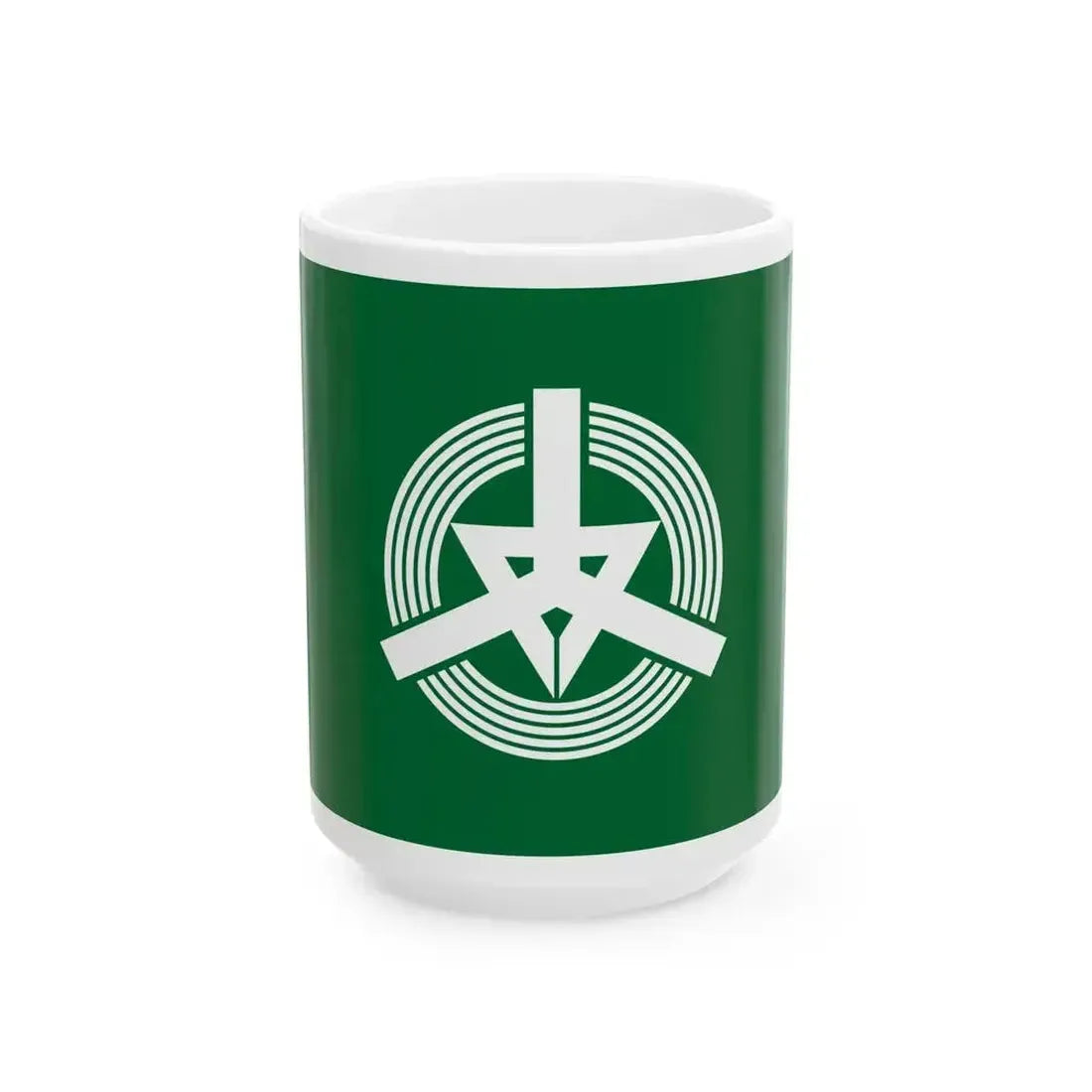 Flag of Iwanai Hokkaido (Japan) White Coffee Mug 15oz - Go Mug Yourself