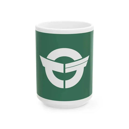 Flag of Iwate Iwate (Japan) White Coffee Mug 15oz - Go Mug Yourself