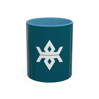 Flag of Iwate Prefecture Japan - Accent Coffee Mug 11oz Light Blue - Go Mug Yourself