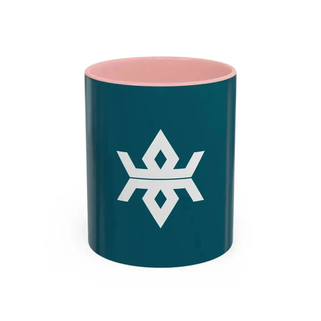 Flag of Iwate Prefecture Japan - Accent Coffee Mug 11oz Pink - Go Mug Yourself