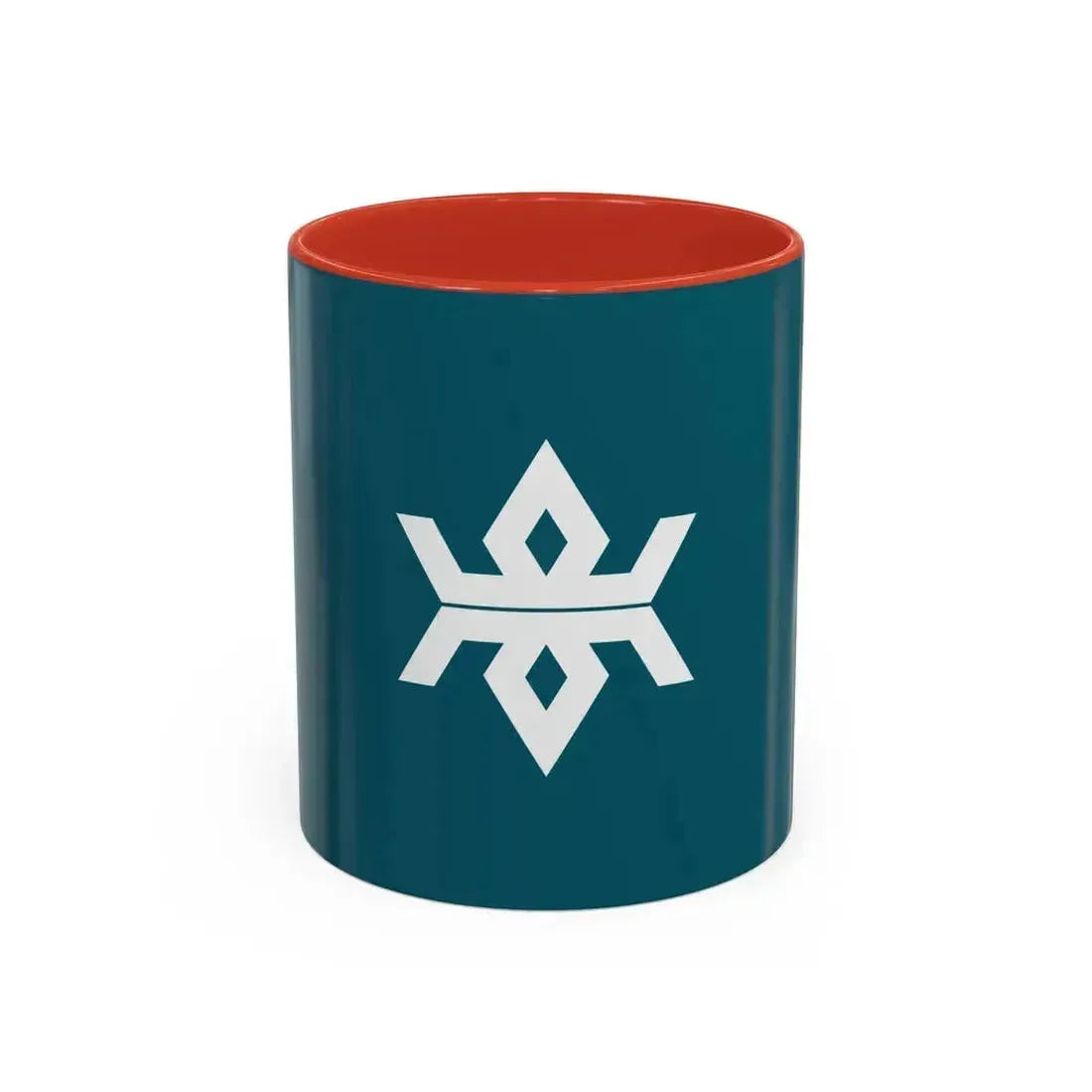 Flag of Iwate Prefecture Japan - Accent Coffee Mug 11oz Red - Go Mug Yourself