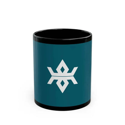 Flag of Iwate Prefecture Japan - Black Coffee Mug 11oz - Go Mug Yourself