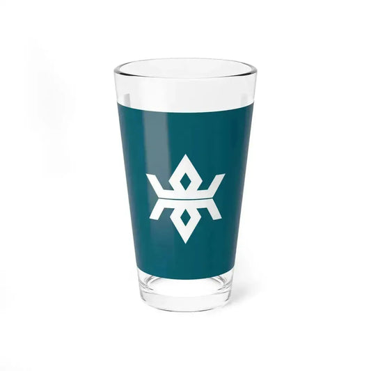 Flag of Iwate Prefecture Japan - Pint Glass 16oz 16oz - Go Mug Yourself