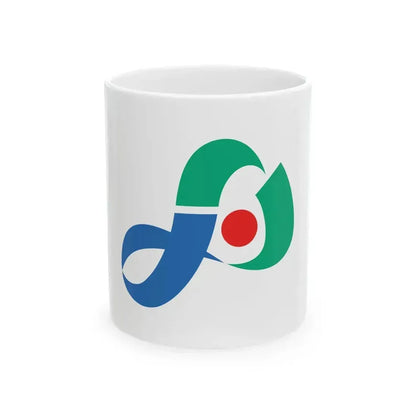 Flag of Iyo Ehime (Japan) White Coffee Mug 11oz - Go Mug Yourself
