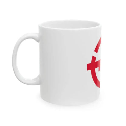 Flag of Izena Okinawa (Japan) White Coffee Mug - Go Mug Yourself