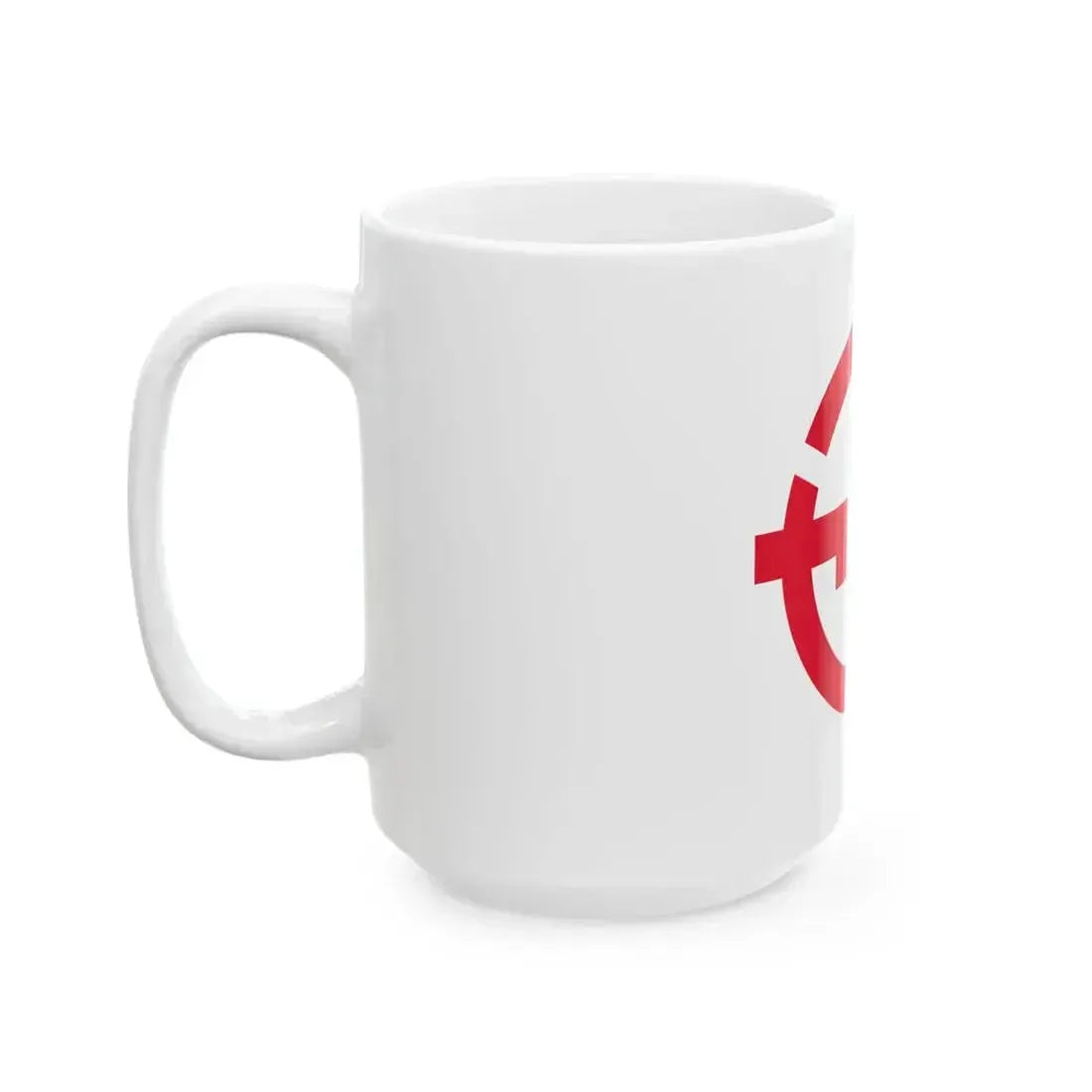 Flag of Izena Okinawa (Japan) White Coffee Mug - Go Mug Yourself