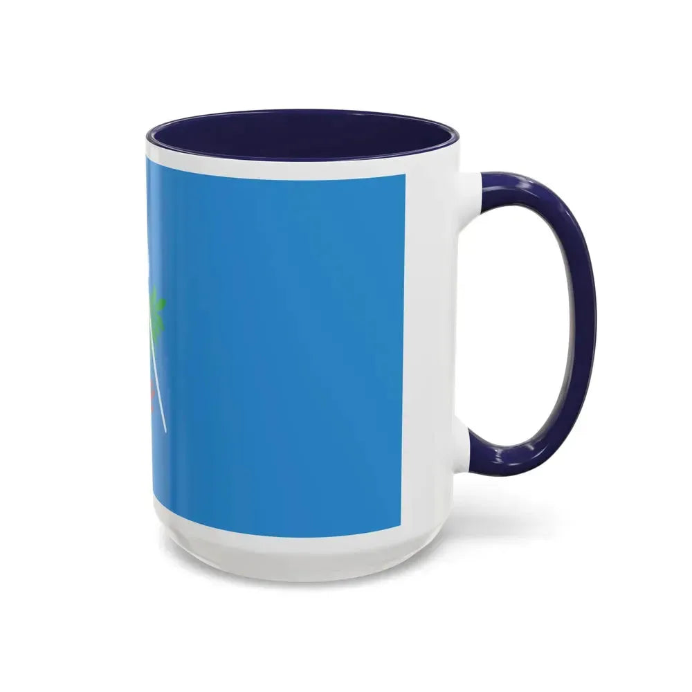 Flag of Izhevsk Russia - Accent Coffee Mug - Go Mug Yourself
