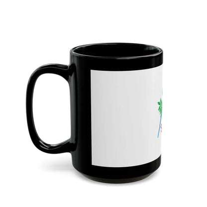 Flag of Izhevsk Russia - Black Coffee Mug-Go Mug Yourself