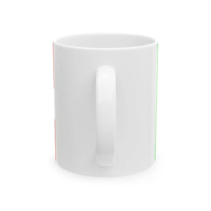 Flag of Iziaslav raion (Ukraine) White Coffee Mug - Go Mug Yourself