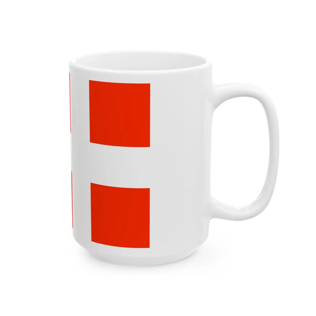 Flag of Iziaslav raion (Ukraine) White Coffee Mug - Go Mug Yourself