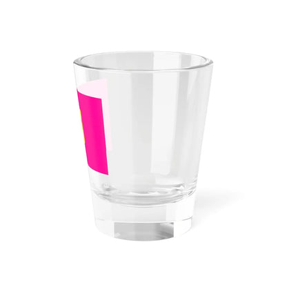 Flag of Izium (Ukraine) Shot Glass 1.5oz - Go Mug Yourself