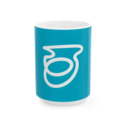 Flag of Izu Shizuoka (Japan) White Coffee Mug 15oz - Go Mug Yourself