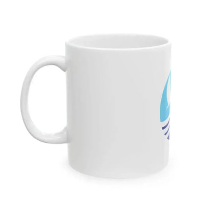 Flag of Izumi Kagoshima (Japan) White Coffee Mug - Go Mug Yourself