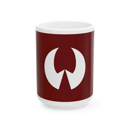 Flag of Izumi Kumamoto 1969-2005 (Japan) White Coffee Mug 15oz - Go Mug Yourself