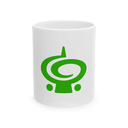 Flag of Izumi Ward Sendai Miyagi (Japan) White Coffee Mug 11oz - Go Mug Yourself