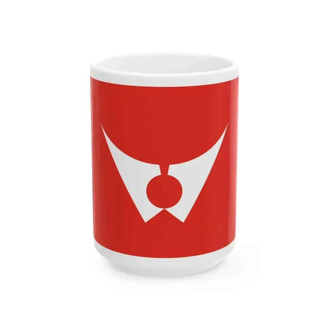 Flag of Izumisaki Fukushima (Japan) White Coffee Mug 15oz - Go Mug Yourself