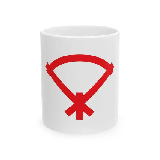 Flag of Izumisano Osaka (Japan) White Coffee Mug 11oz - Go Mug Yourself