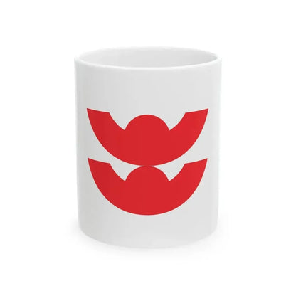 Flag of Izumo Shimane (Japan) White Coffee Mug 11oz - Go Mug Yourself