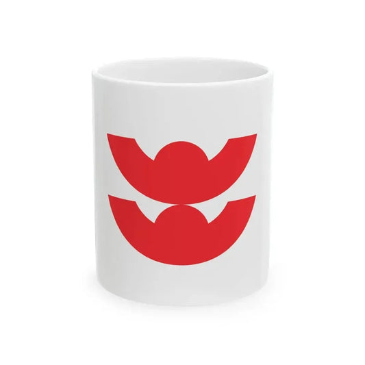 Flag of Izumo Shimane (Japan) White Coffee Mug 11oz - Go Mug Yourself