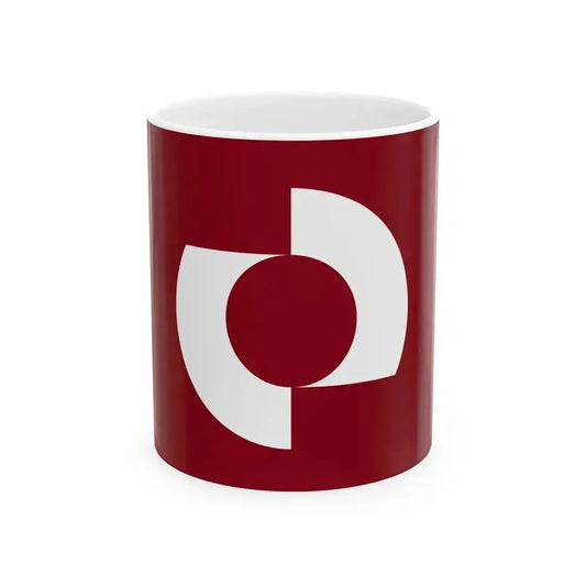 Flag of Izumozaki Niigata (Japan) White Coffee Mug 11oz - Go Mug Yourself