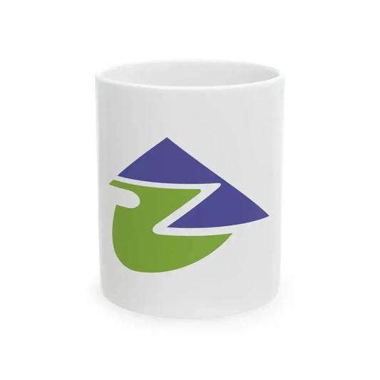 Flag of Izunokuni Shizuoka (Japan) White Coffee Mug 11oz - Go Mug Yourself