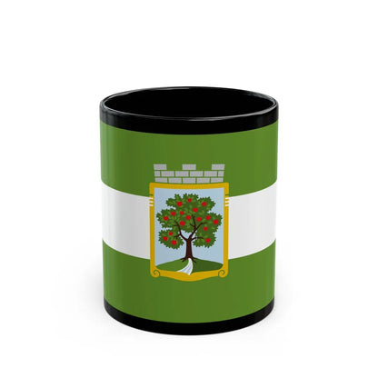 Flag of Jablonec nad Nisou Czech Republic - Black Coffee Mug-11oz-Go Mug Yourself