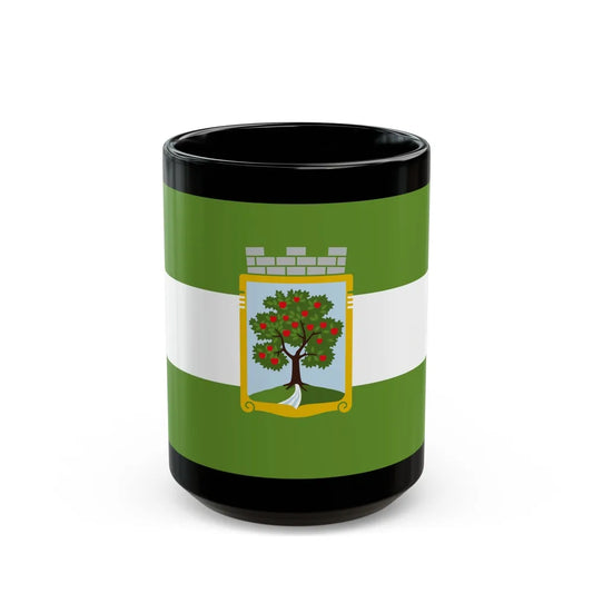 Flag of Jablonec nad Nisou Czech Republic - Black Coffee Mug-15oz-Go Mug Yourself