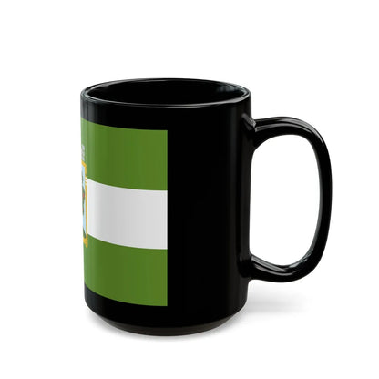 Flag of Jablonec nad Nisou Czech Republic - Black Coffee Mug-Go Mug Yourself