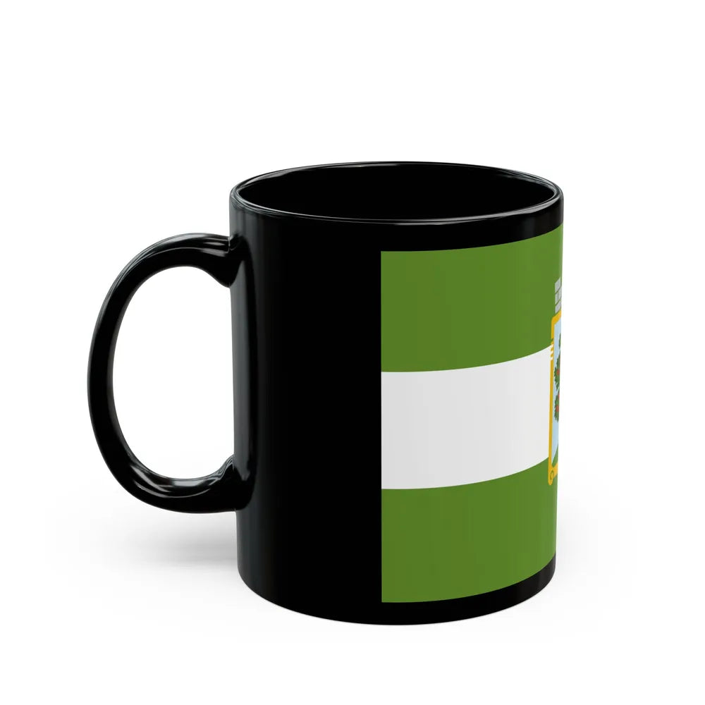 Flag of Jablonec nad Nisou Czech Republic - Black Coffee Mug-Go Mug Yourself